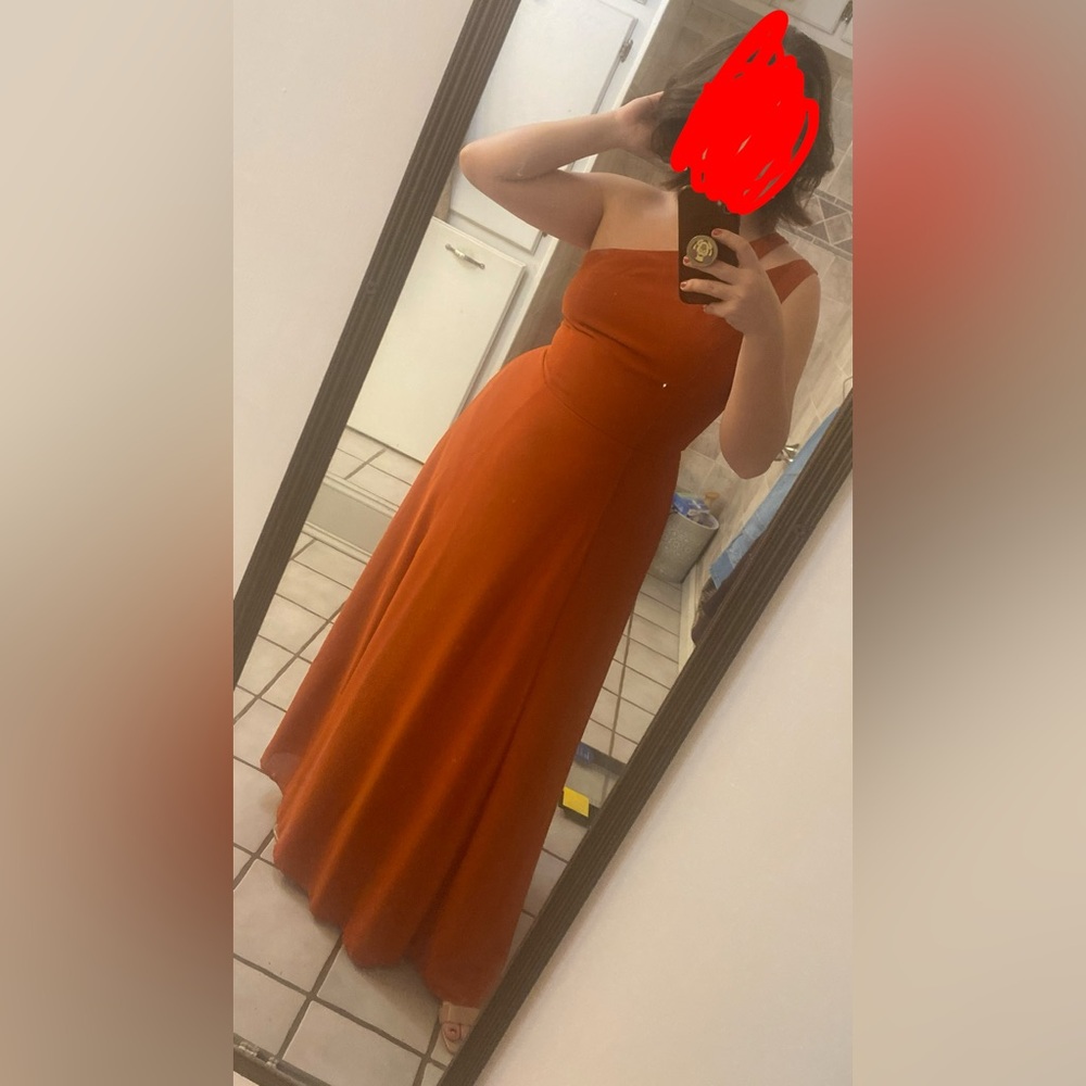 Burnt Orange/Terracotta Bridesmaid/Formal Dress